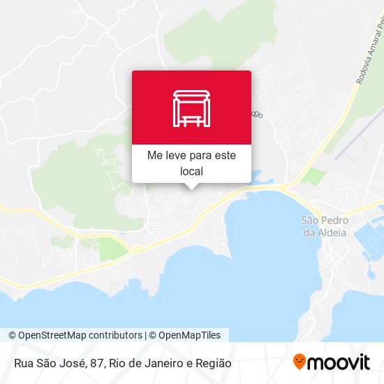 Rua São José, 87 mapa