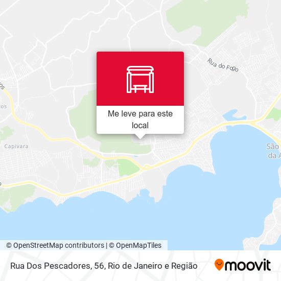 Rua Dos Pescadores, 56 mapa