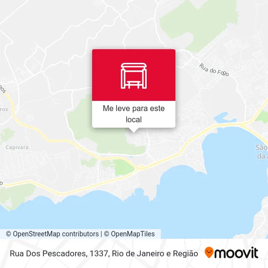 Rua Dos Pescadores, 1337 mapa
