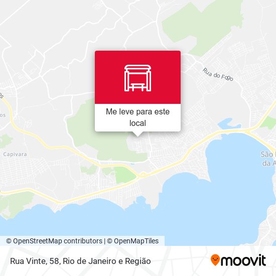 Rua Vinte, 58 mapa
