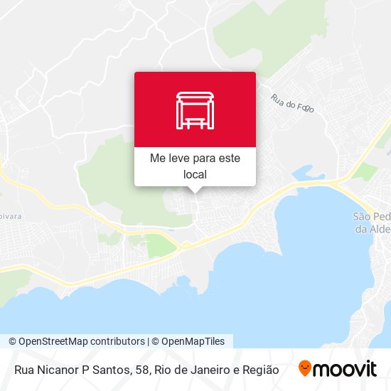 Rua Nicanor P Santos, 58 mapa