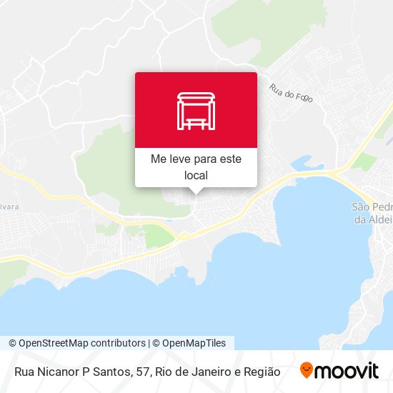 Rua Nicanor P Santos, 57 mapa