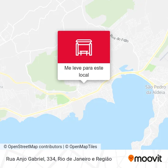 Rua Anjo Gabriel, 334 mapa