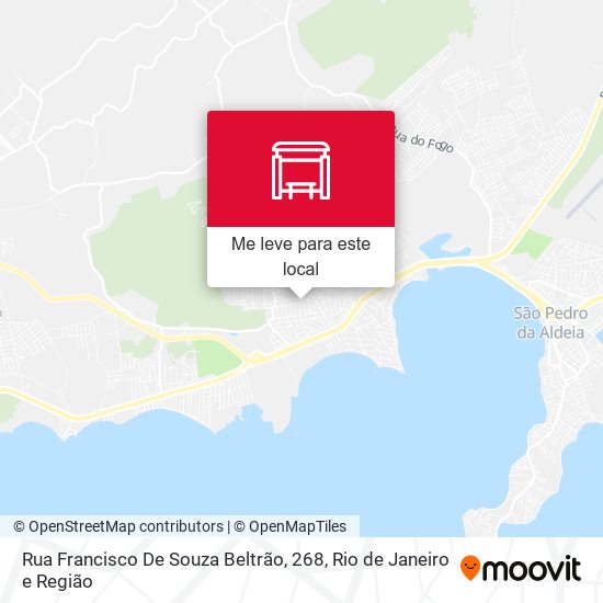 Rua Francisco De Souza Beltrão, 268 mapa
