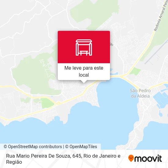 Rua Mario Pereira De Souza, 645 mapa
