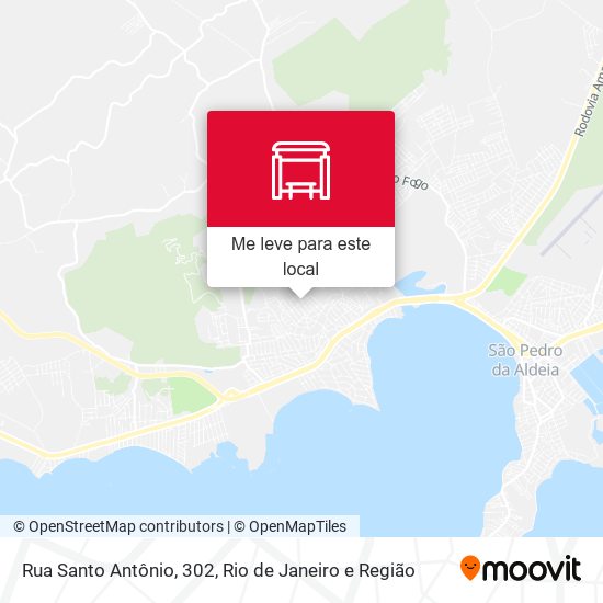 Rua Santo Antônio, 302 mapa