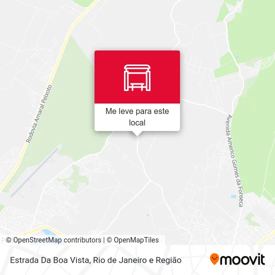 Estrada Da Boa Vista mapa