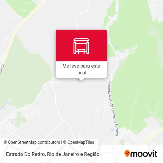Estrada Do Retiro mapa