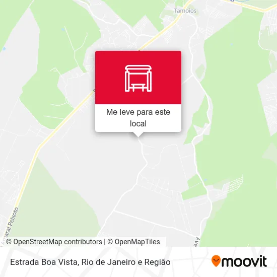 Estrada Boa Vista mapa