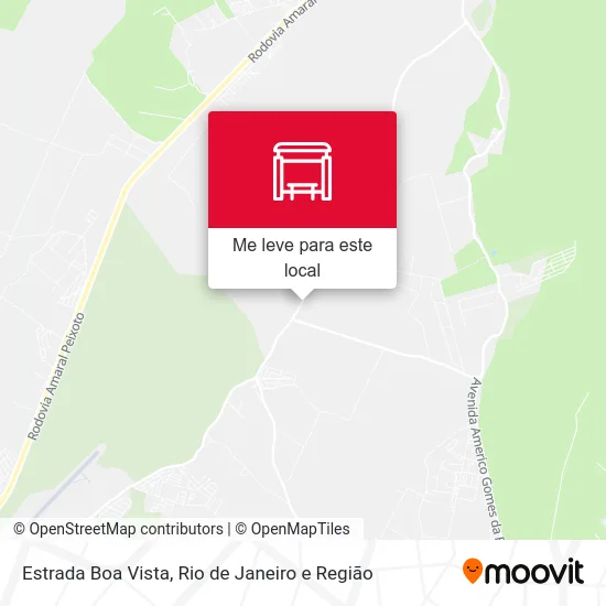 Estrada Boa Vista mapa