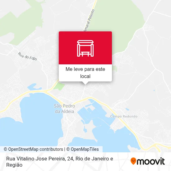 Rua Vitalino Jose Pereira, 24 mapa