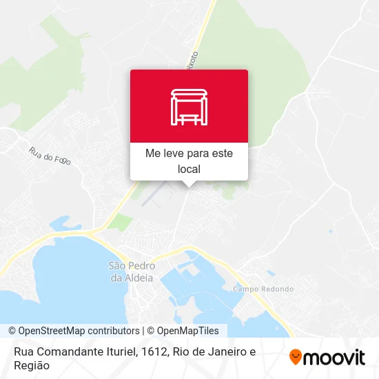 Rua Comandante Ituriel, 1612 mapa