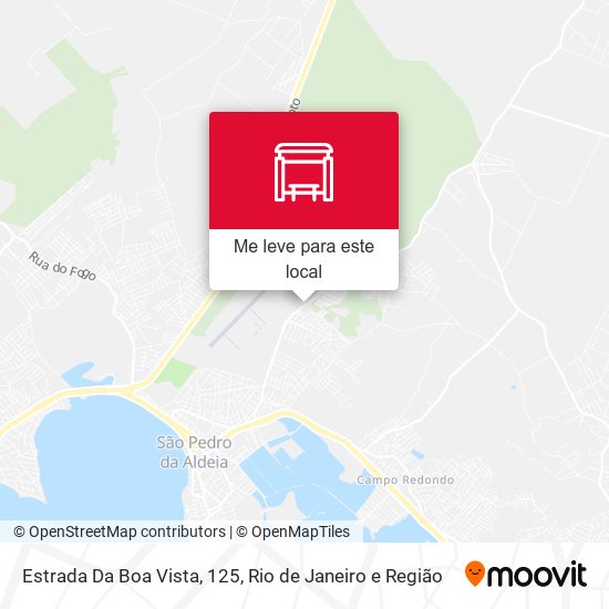 Estrada Da Boa Vista, 125 mapa