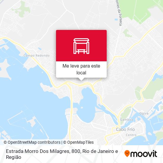 Estrada Morro Dos Milagres, 800 mapa