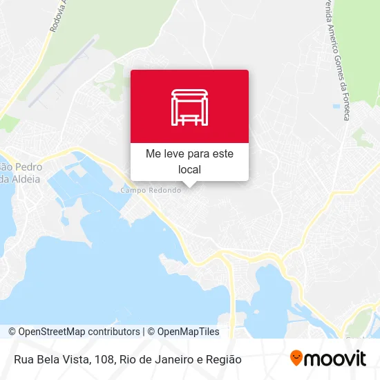 Rua Bela Vista, 108 mapa