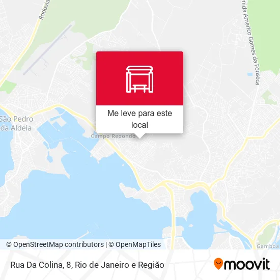Rua Da Colina, 8 mapa
