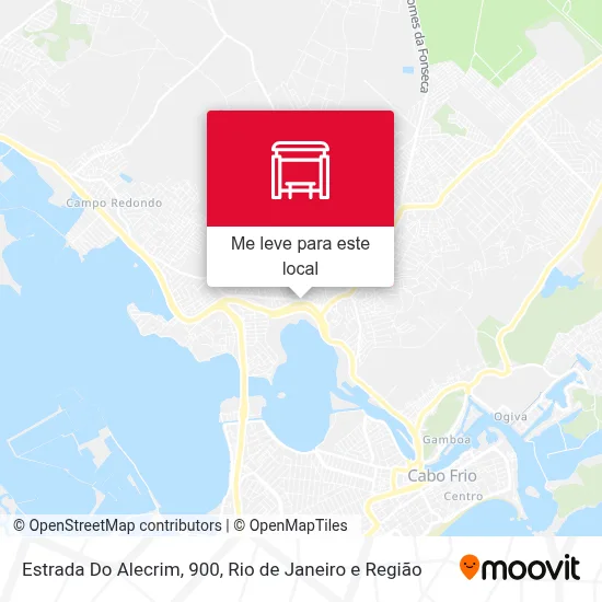 Estrada Do Alecrim, 900 mapa