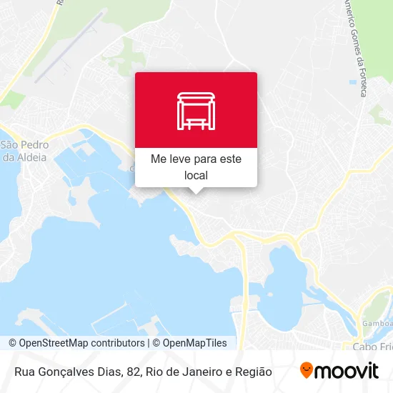 Rua Gonçalves Dias, 82 mapa