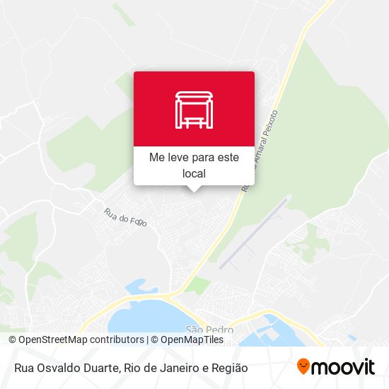 Rua Osvaldo Duarte mapa