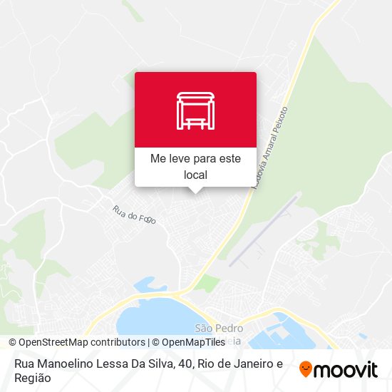 Rua Manoelino Lessa Da Silva, 40 mapa