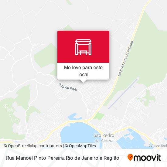 Rua Manoel Pinto Pereira mapa