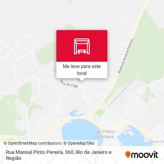 Rua Manoel Pinto Pereira, 360 mapa