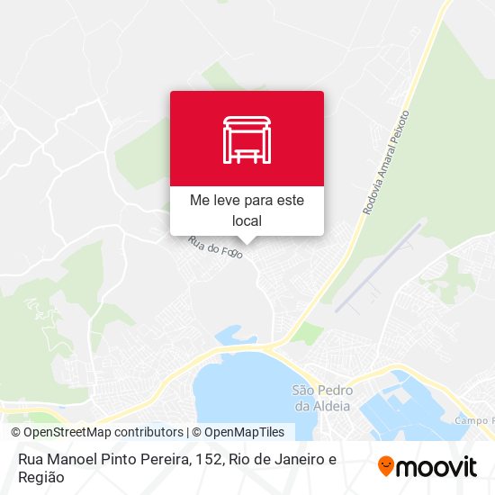 Rua Manoel Pinto Pereira, 152 mapa