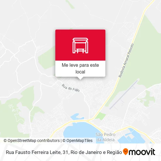Rua Fausto Ferreira Leite, 31 mapa