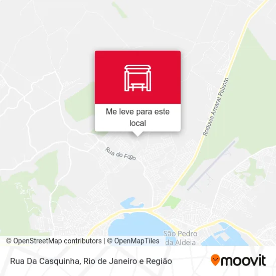 Rua Da Casquinha mapa