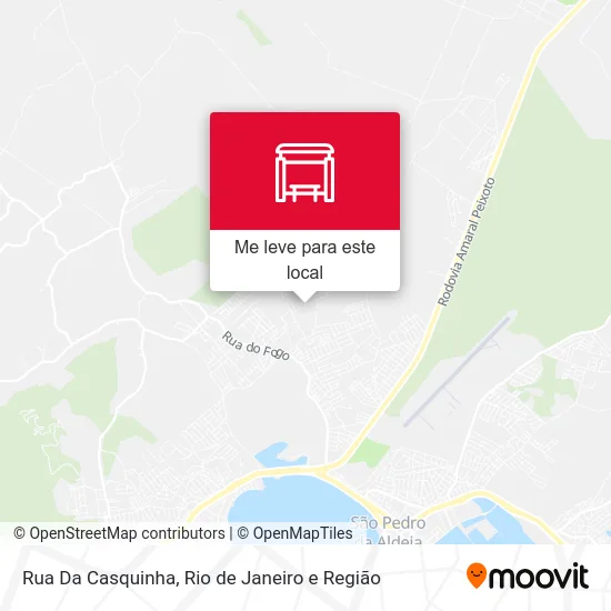 Rua Da Casquinha mapa