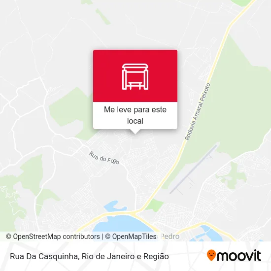Rua Da Casquinha mapa