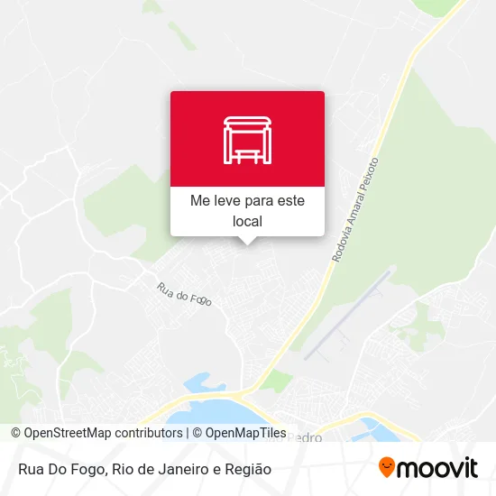 Rua Do Fogo mapa