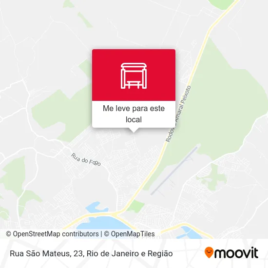 Rua São Mateus, 23 mapa