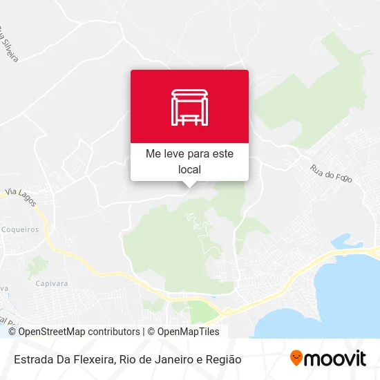 Estrada Da Flexeira mapa