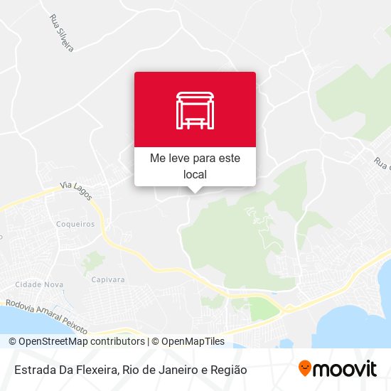 Estrada Da Flexeira mapa