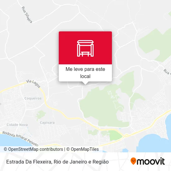 Estrada Da Flexeira mapa