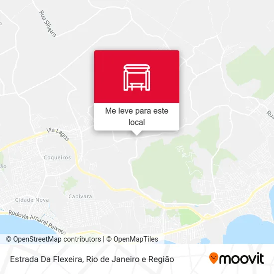 Estrada Da Flexeira mapa