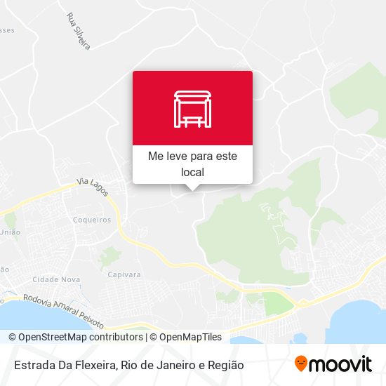 Estrada Da Flexeira mapa