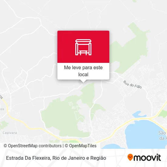 Estrada Da Flexeira mapa