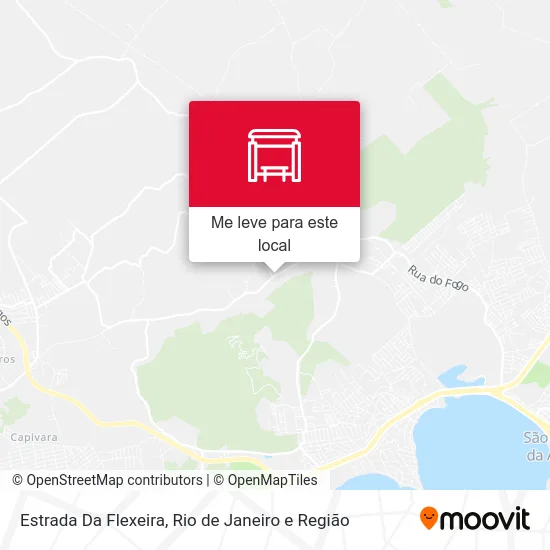 Estrada Da Flexeira mapa