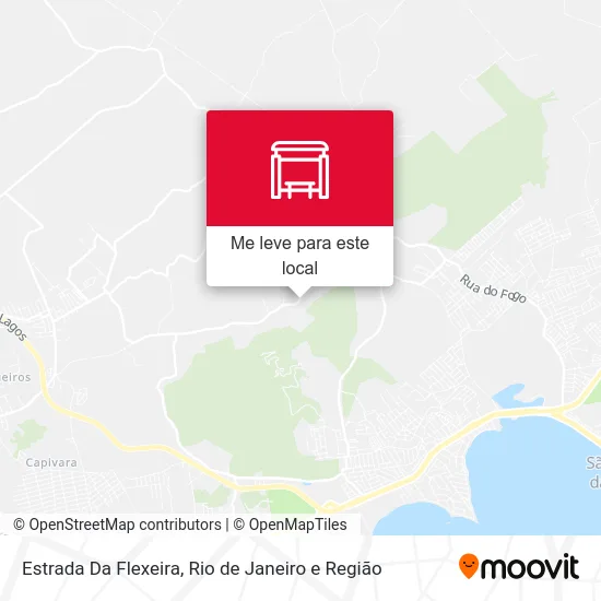 Estrada Da Flexeira mapa