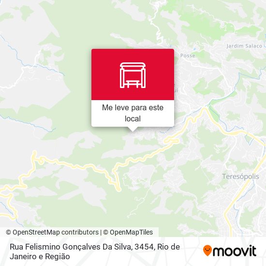 Rua Felismino Gonçalves Da Silva, 3454 mapa
