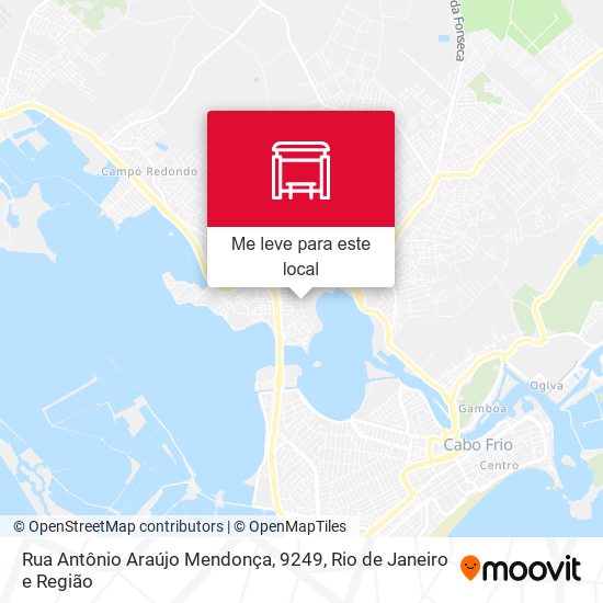 Rua Antônio Araújo Mendonça, 9249 mapa