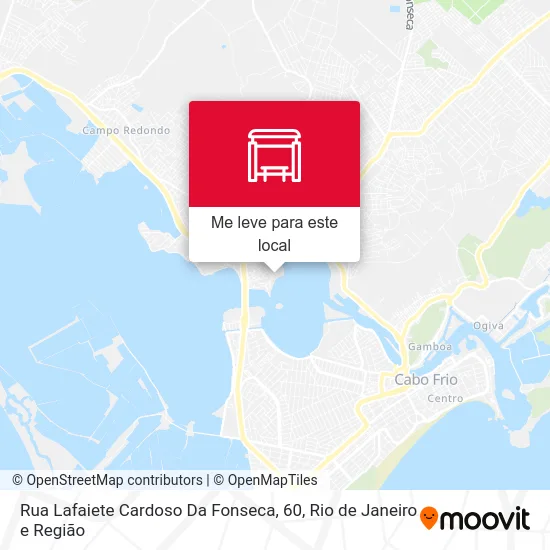 Rua Lafaiete Cardoso Da Fonseca, 60 mapa