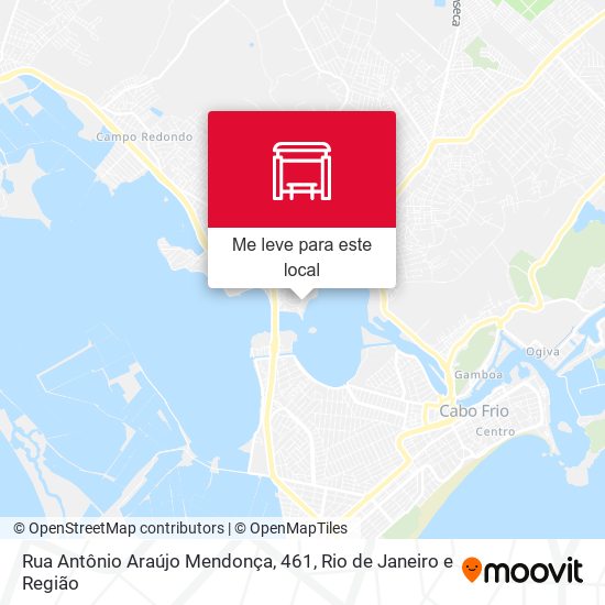 Rua Antônio Araújo Mendonça, 461 mapa