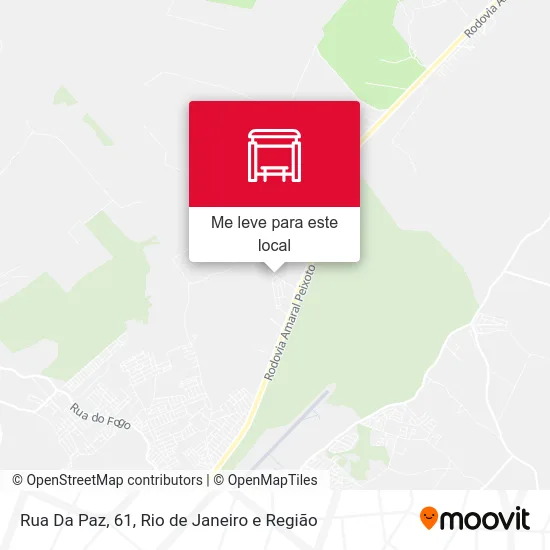 Rua Da Paz, 61 mapa