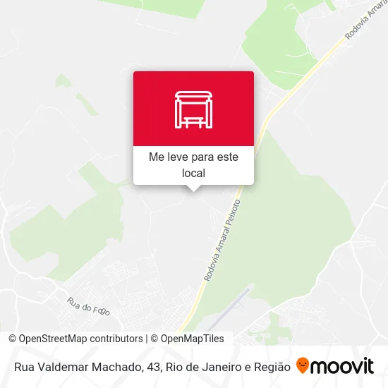 Rua Valdemar Machado, 43 mapa