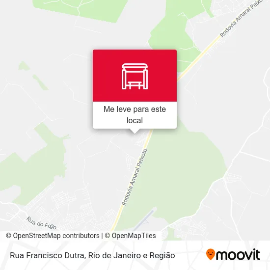 Rua Francisco Dutra mapa