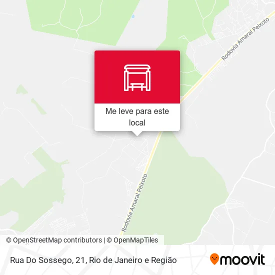 Rua Do Sossego, 21 mapa