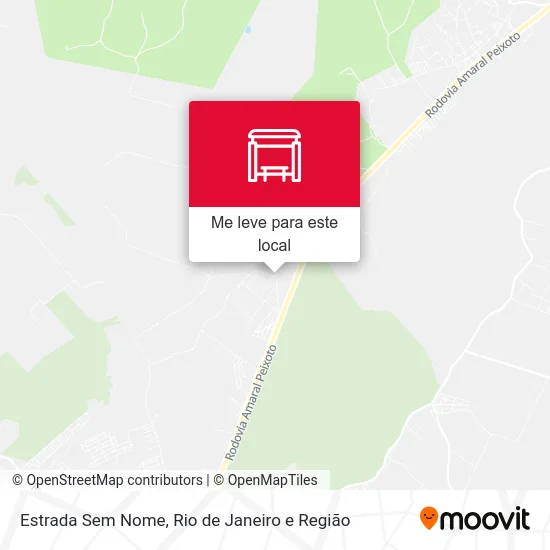 Estrada Sem Nome mapa